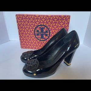 Tory Burch Black Patent Miller Style Heels